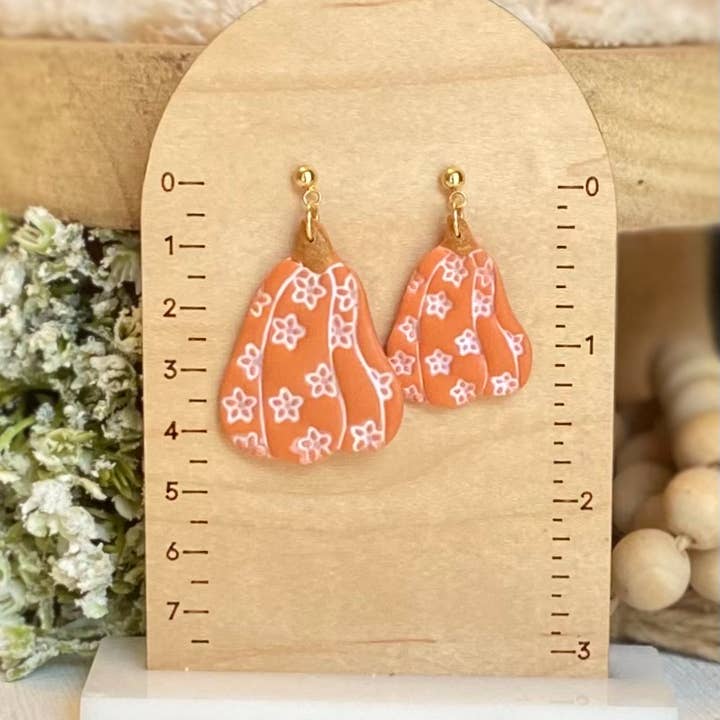 Clayhouse Colours - Wholesale Dangle Earrings - Pumpkin Earrings 8