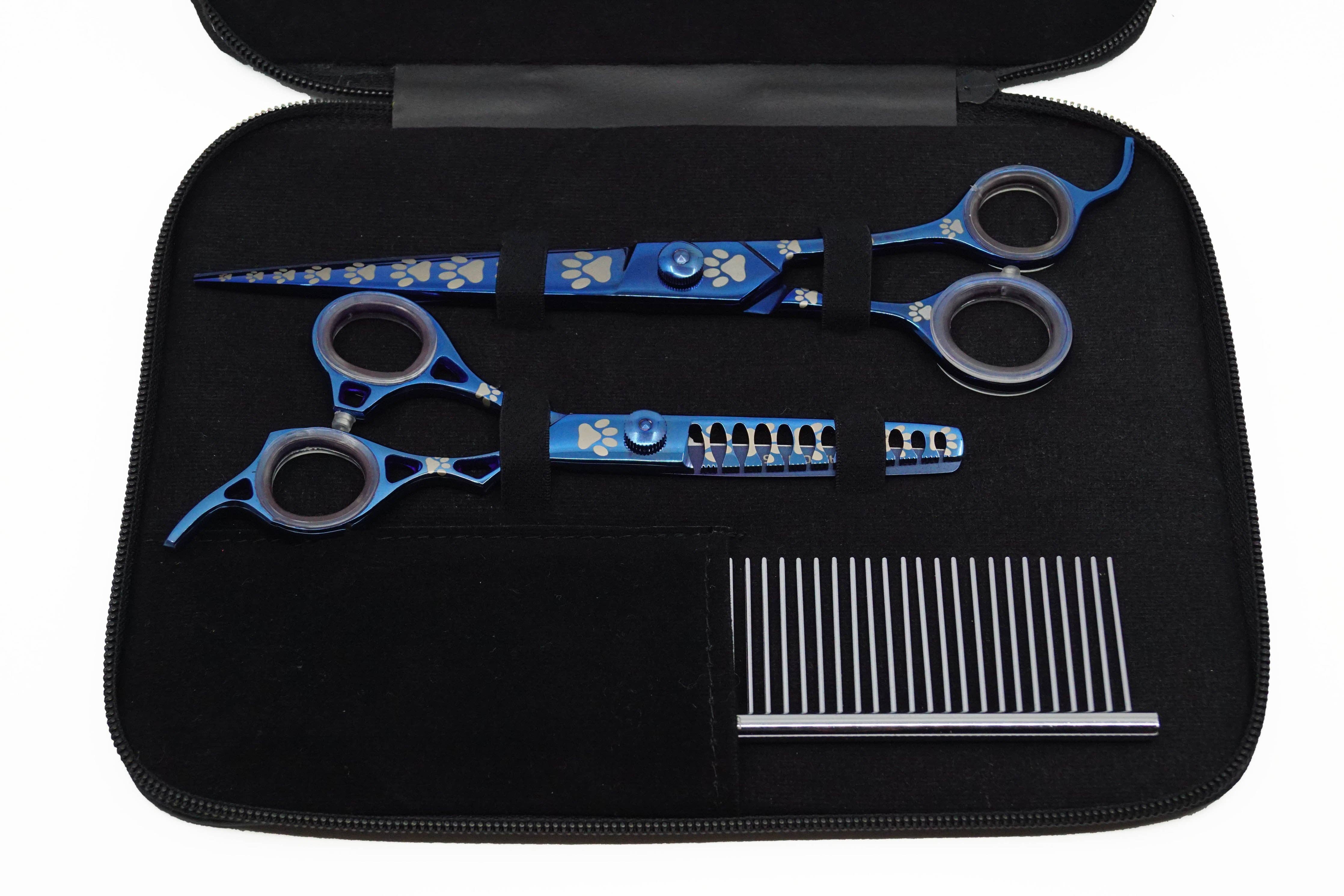 Razzori – wholesale Pet grooming tool – Dog – Pro Pet Shears - Set Blue #015