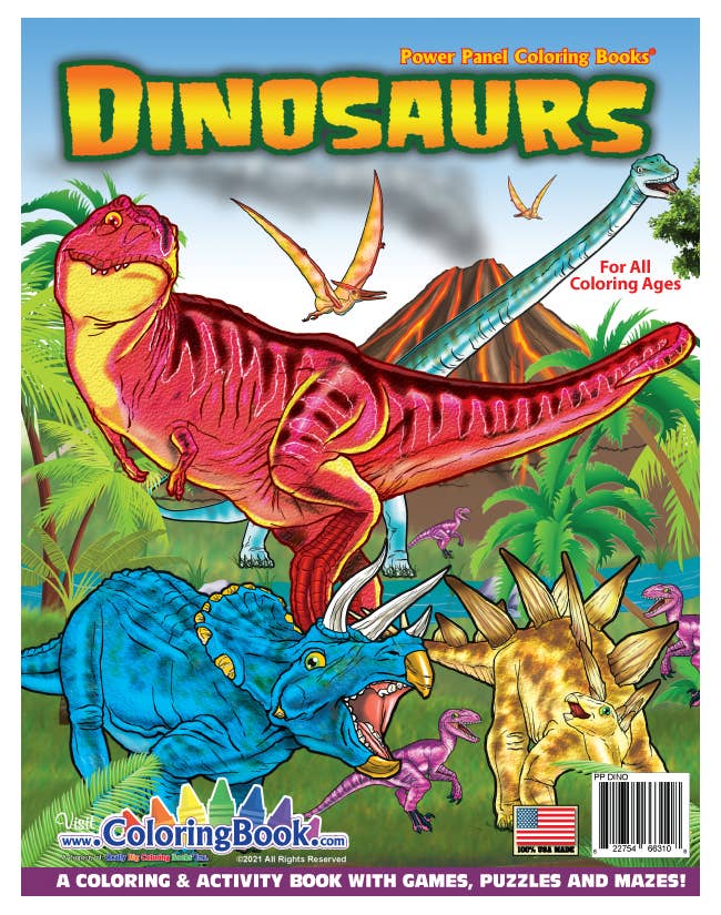 With 8 Premium Color Crayons Pack Of 24 Bulk Mini Dinosaur Coloring Books For Birthday Party,Dinosaur Themed Goody Bag Filler Dino Designs Coloring Books And Crayons 