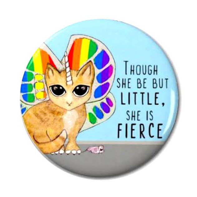 Rainbow Butterfly Unicorn Kitty Magnet for wholesale by Pithitude