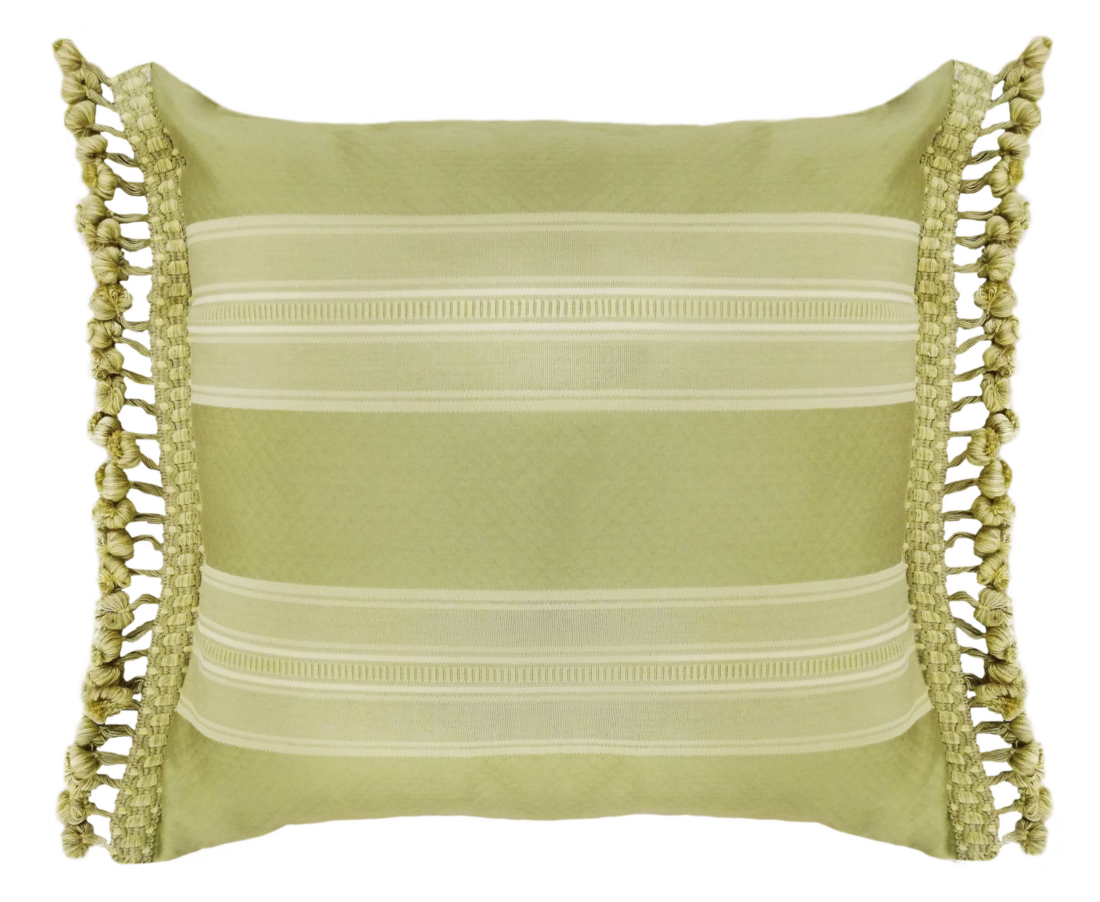 San Leucio 1789 - Wholesale Throw/Decorative Pillow - TEODOSIO REVERSIBLE CUSHION - GREEN 
CODE COLLECTION8