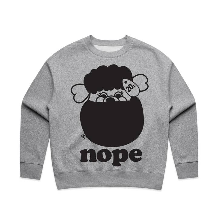 Nope Popples Sweatshirt for wholesale by Yoko's Mini Mart
