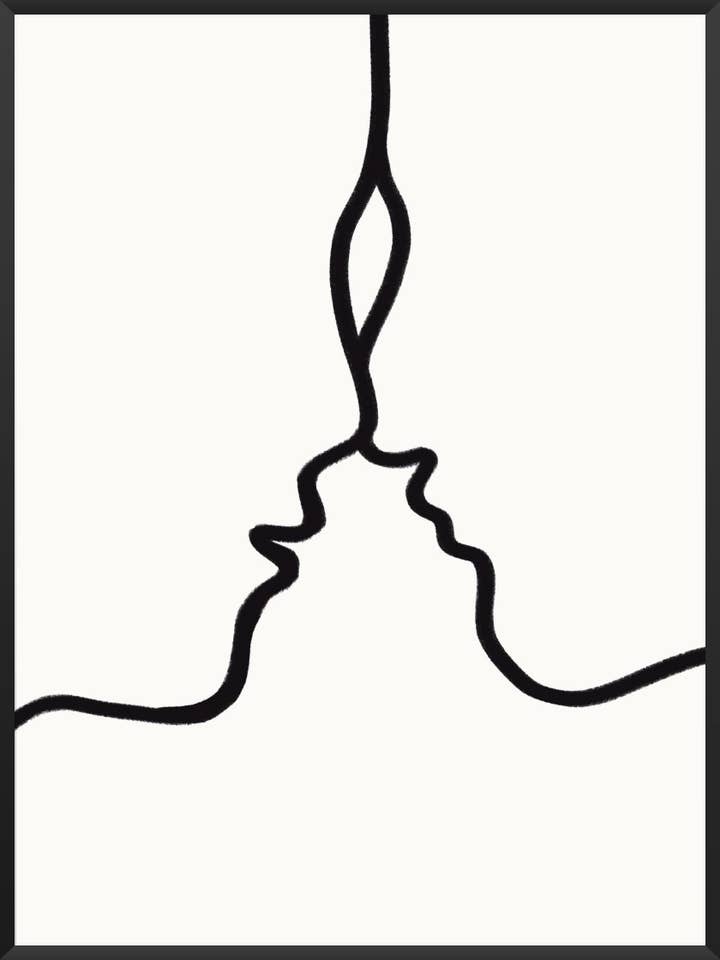 Almost Kiss - Affiche pour la vente par Project Nord