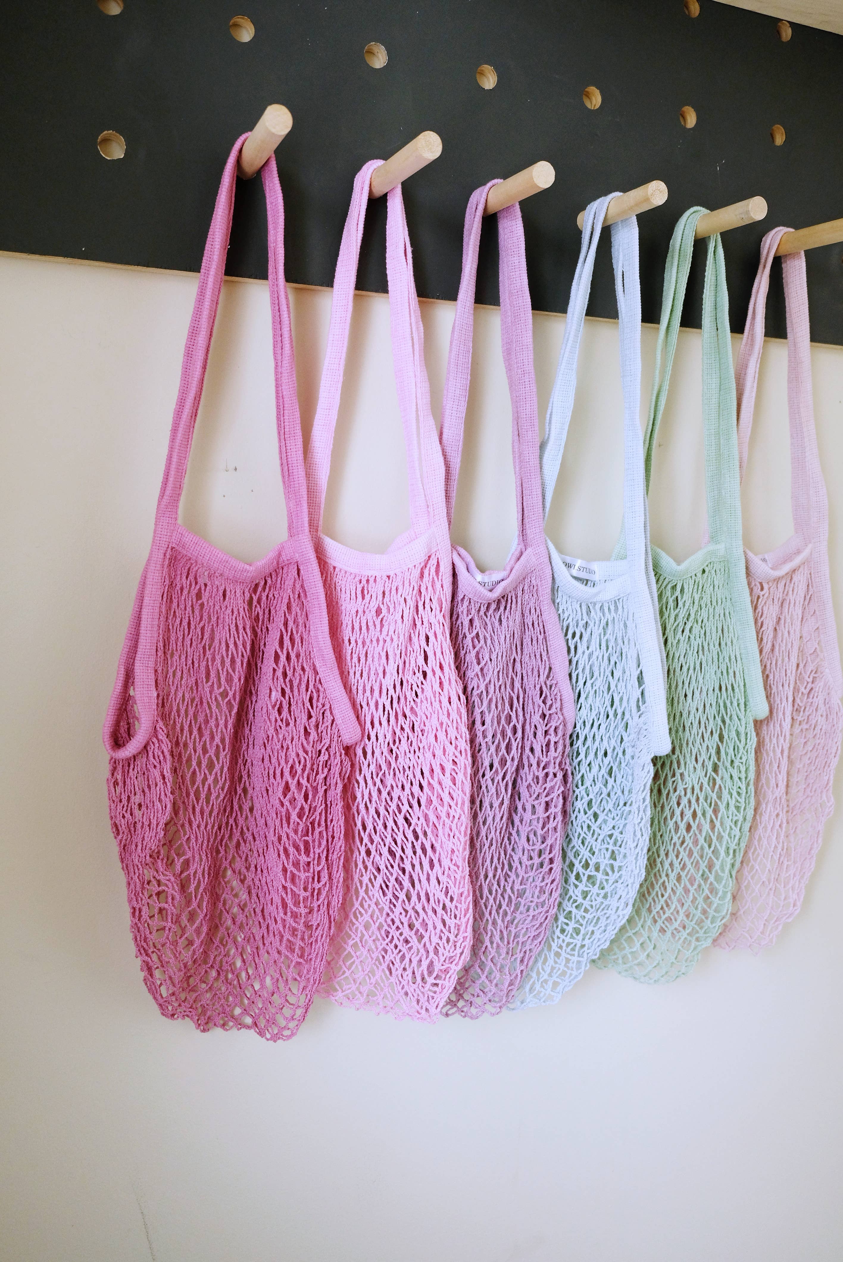 MAISON RATTAN - Wholesale Grocery/Shopping Bag - Soft pastel Market bag, net shopping bag,reusable market bag1