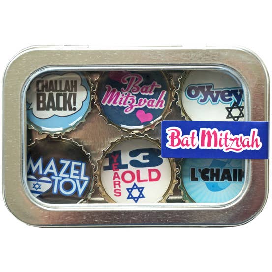 Bat Mitzvah Magnets - Jewish gifts for wholesale by Kate's Magnets