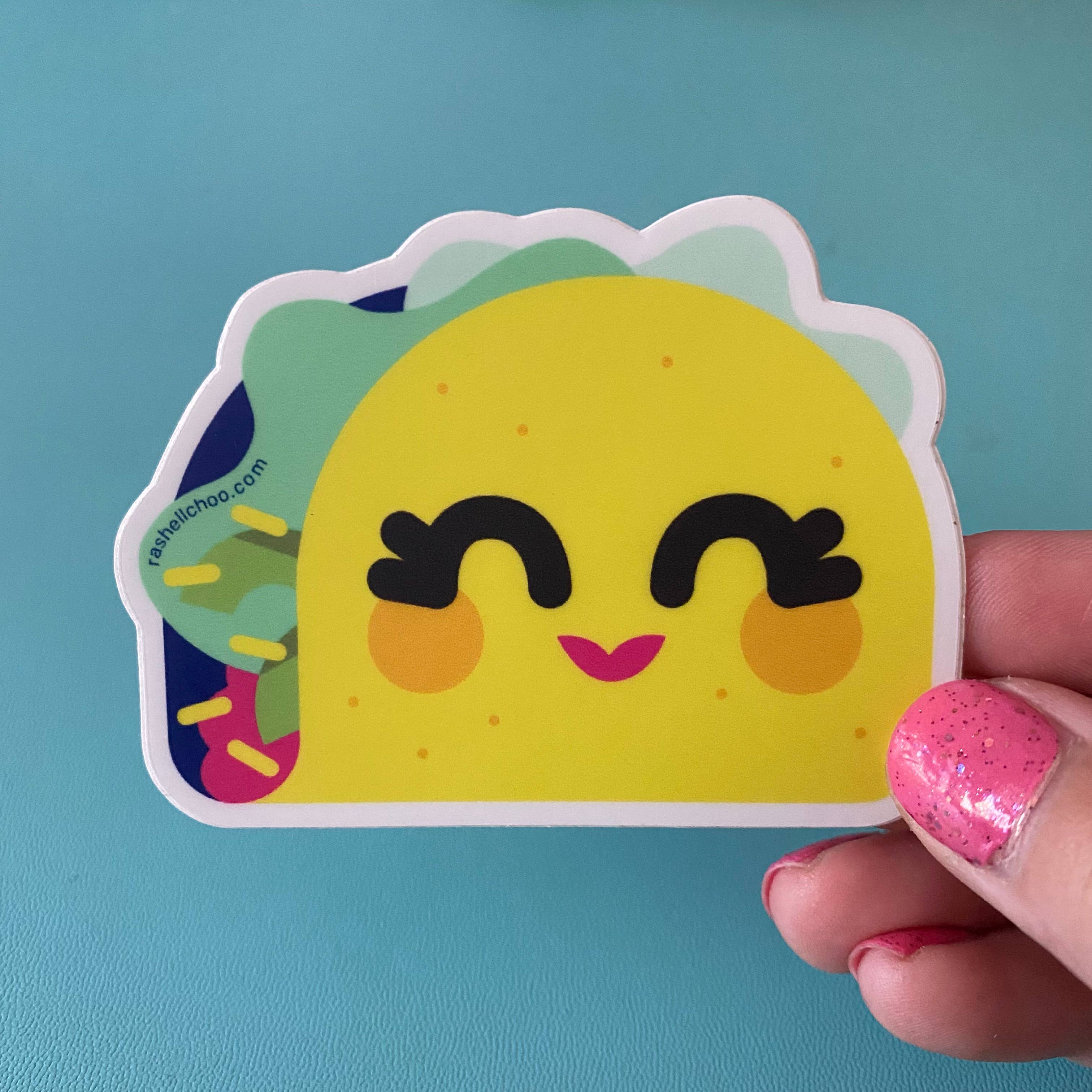 rashellchoo.com - Wholesale Sticker - Lady Taco Sticker1
