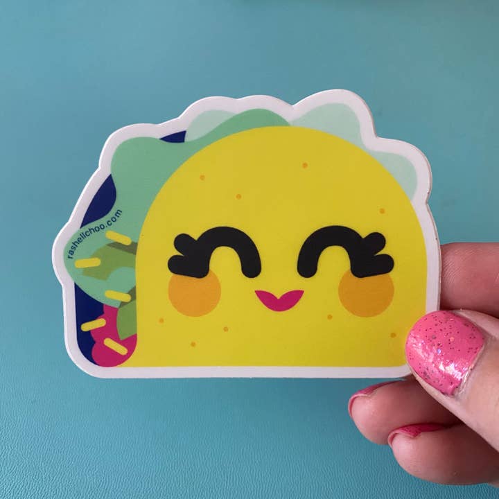 rashellchoo.com - Wholesale Sticker - Lady Taco Sticker1
