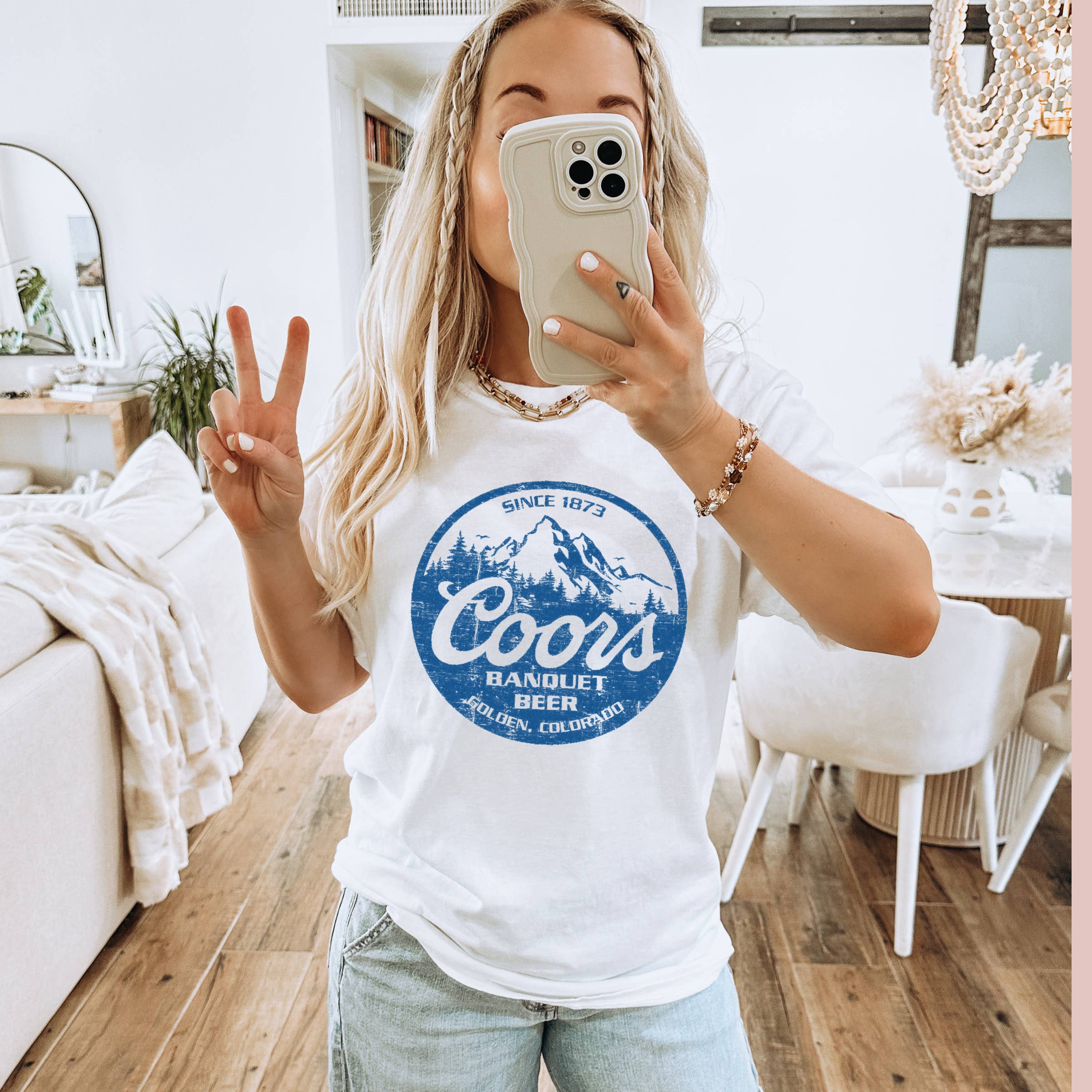 Dakota Soul Tees - Wholesale Screen Printed T-Shirt - Women's - Coors Banquet Beer Shirt | Coors Beer Shirt | Rodeo Tee0