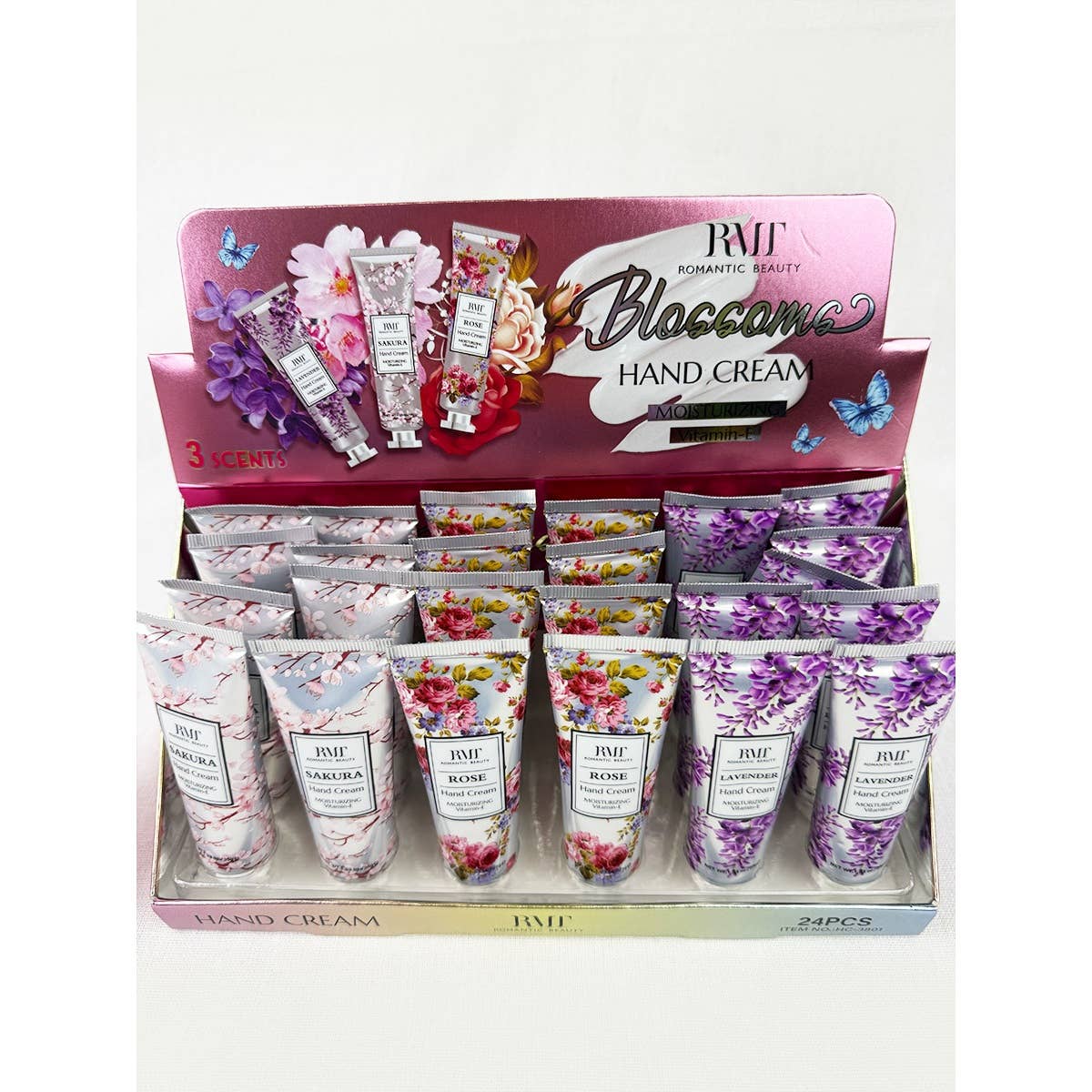 MIX COLOR The lightly textured Blossom Hand Cream for wholesale on Faire2