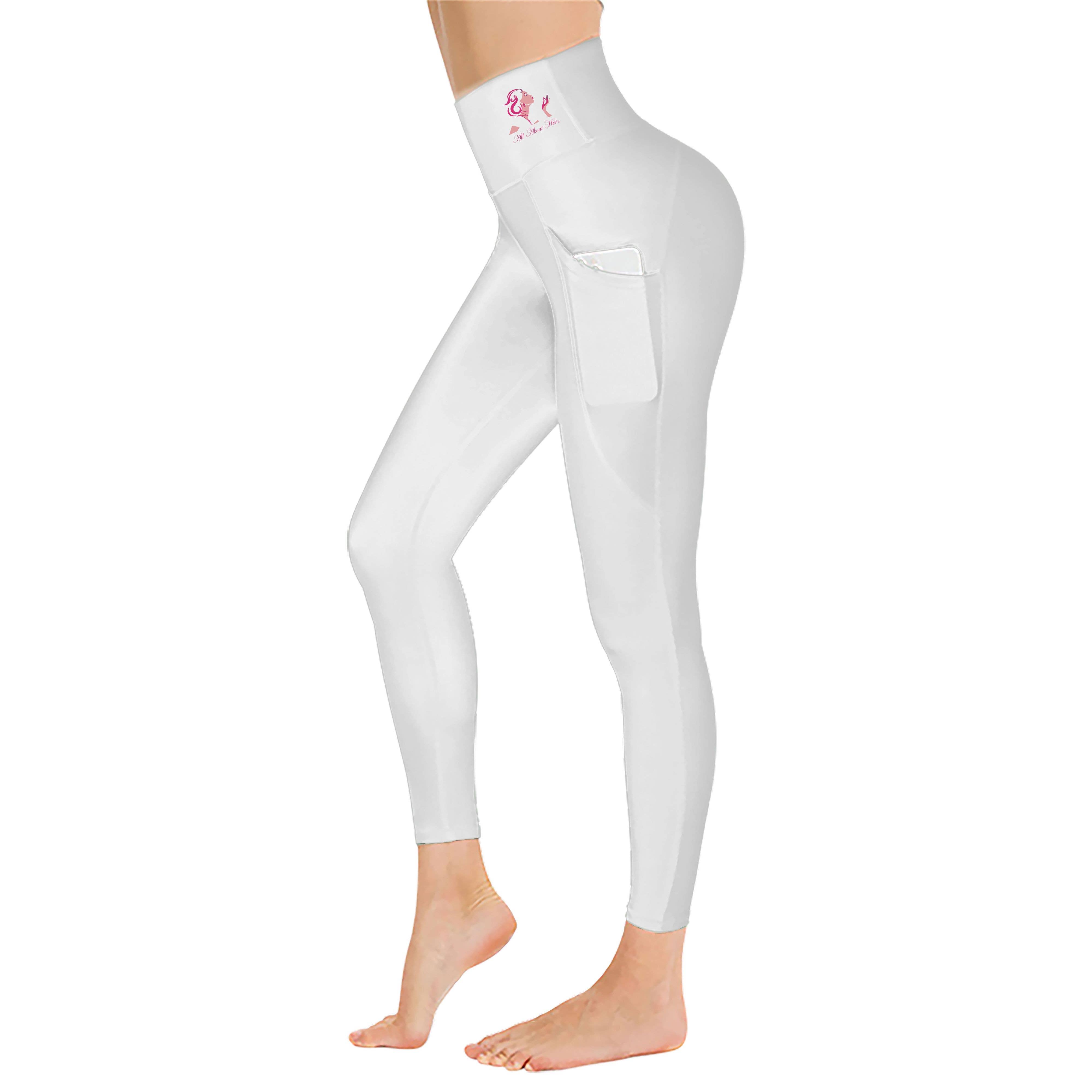 All About Her® - Wholesale Athletic/Lounge Leggings - Women's - All About Her® High-Waisted Yoga Leggings with Pockets2