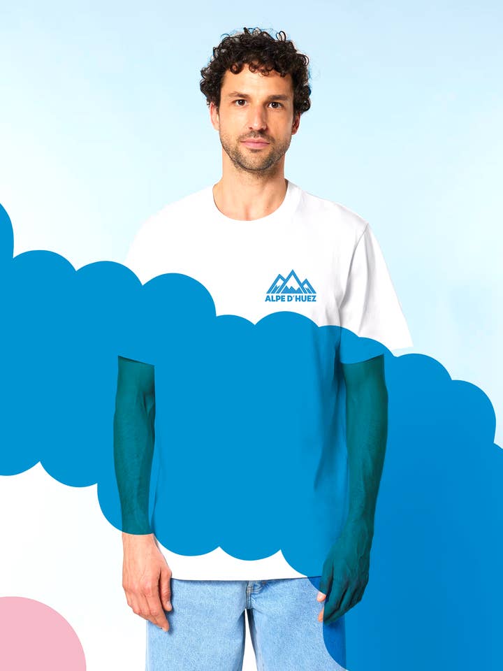 Alpe d'Huez Cycling T-Shirt for wholesale by Heyworth Design Company