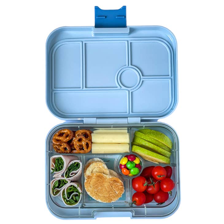 Yumbox Snack 3 Compartment Bento Box Roar Red with Polar Bear 1 Pack