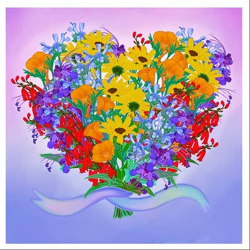 California Native Plant Pride Giclee Print for wholesale by LA Is Not A Desert