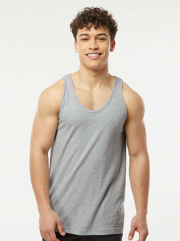 MYES BULK APPAREL - Wholesale Tank Top - Men's - Tultex Unisex Fine Jersey Tank – Lightweight Premium Cotton7