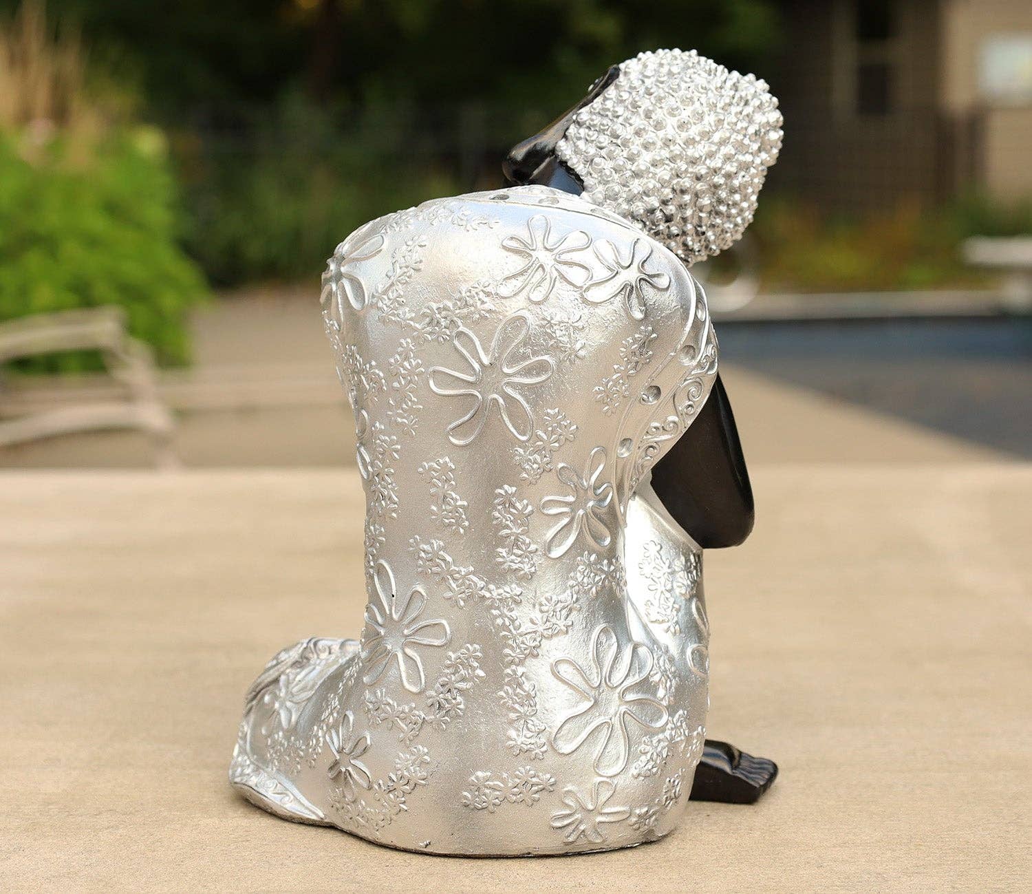 Lungta Imports - Wholesale Sculpture - Napping Buddha Statue Asian Art Decor Cold Cast9