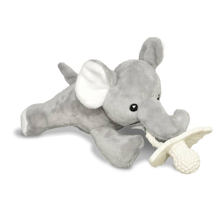 RaZbaby - Wholesale Pacifier - Baby - RaZbuddy Elfy Elephant Paci/Teether Holder1