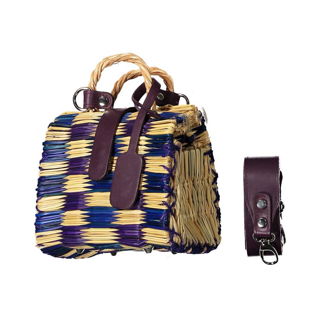 Navy Purple Square ROSANA - MINI for wholesale on Faire4