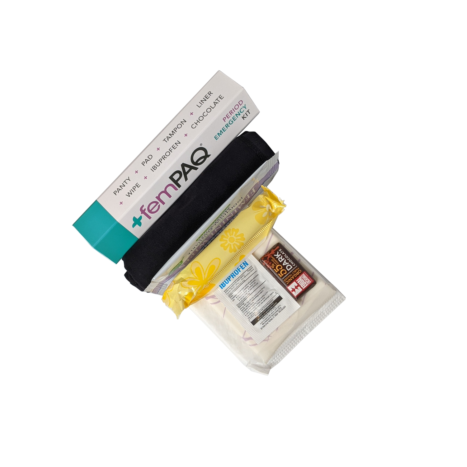 femPAQ Inc. – wholesale Menstrual pad/liner – Period Emergency Kit 1