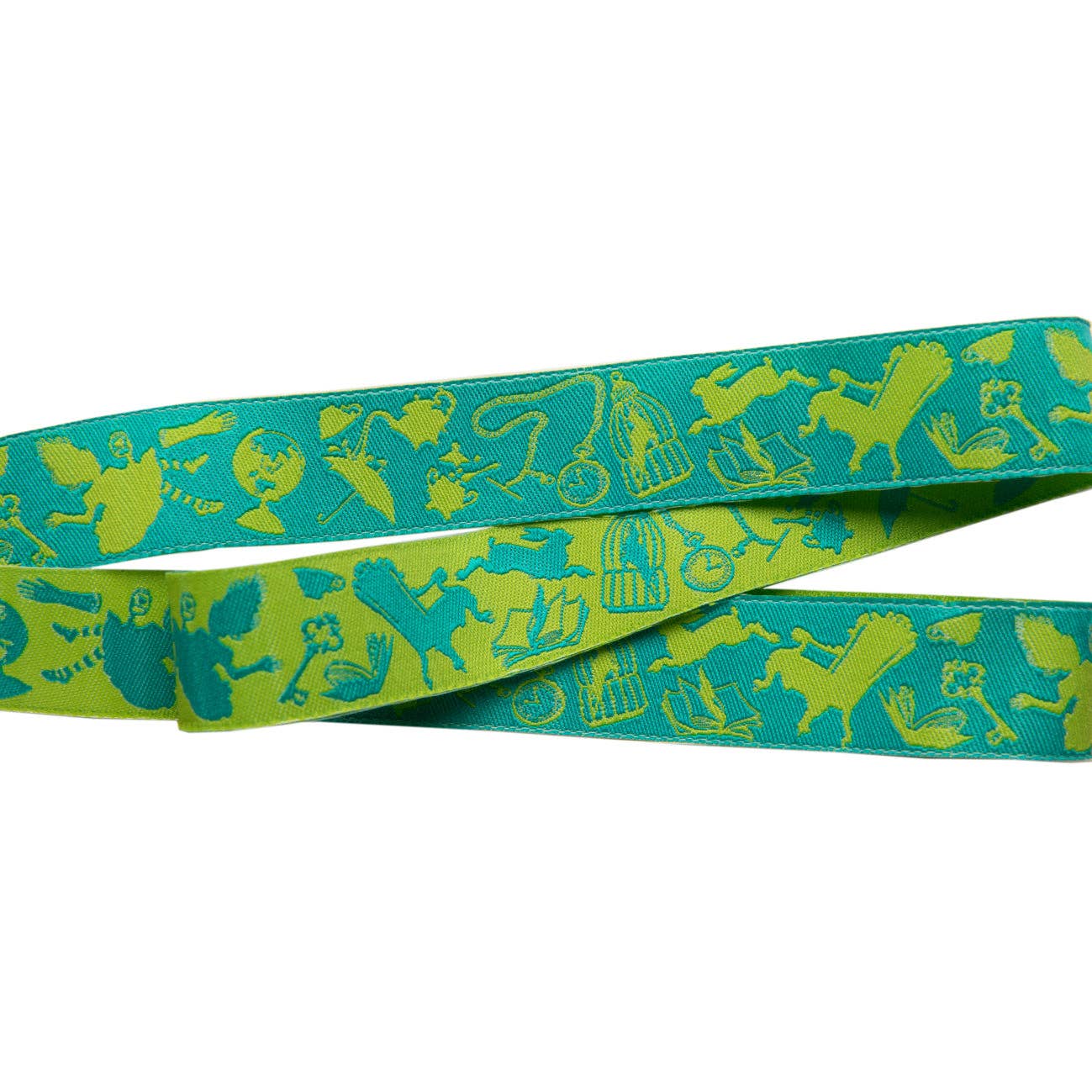 Renaissance Ribbons – Engroshandel Bånd – Ned Kanin Hul Grøn-7/8"-Tula Pink Curiouser3