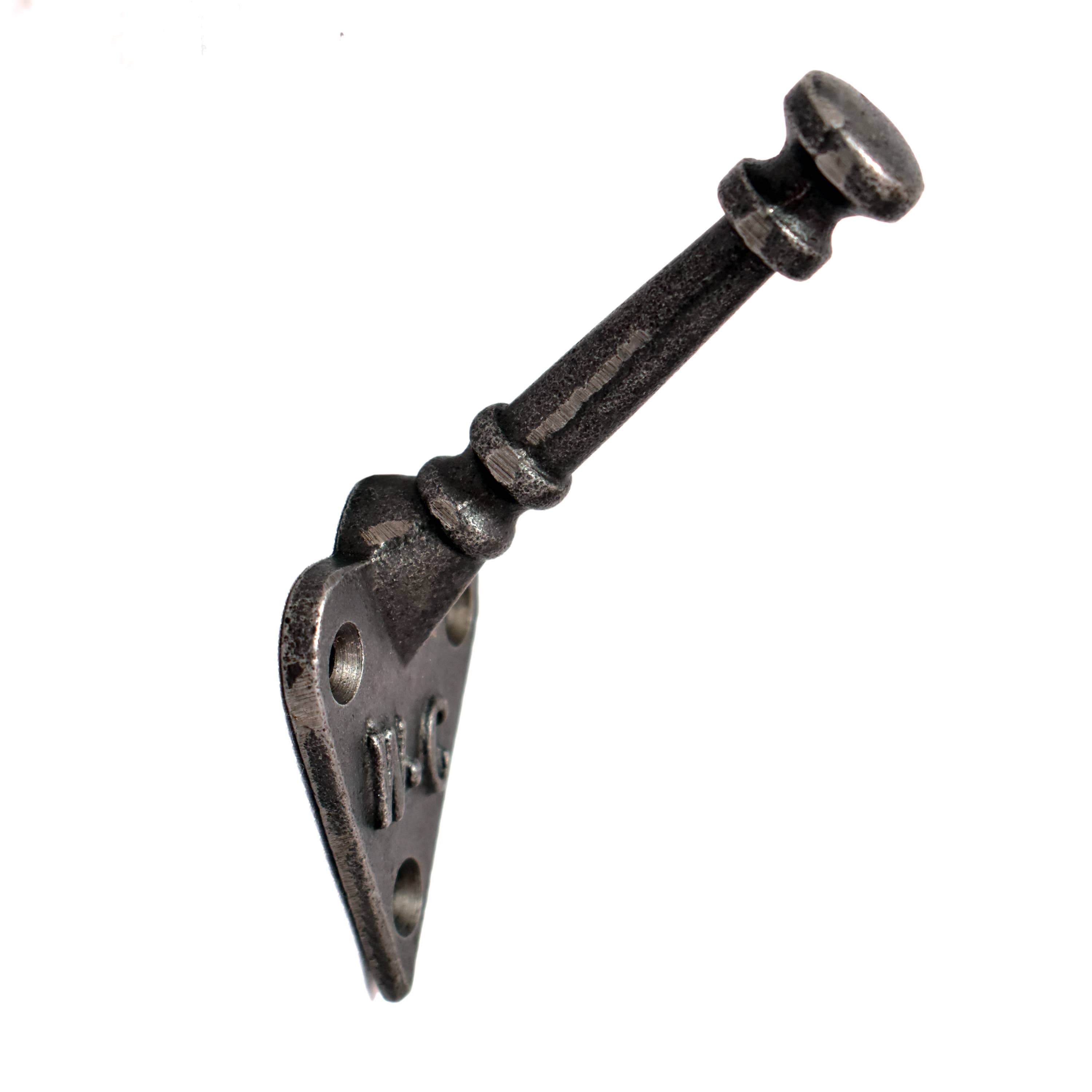 Alza - Wholesale Wall Hook - Cast Iron Wall Coat Hook Single W.C. Arts & Craft3