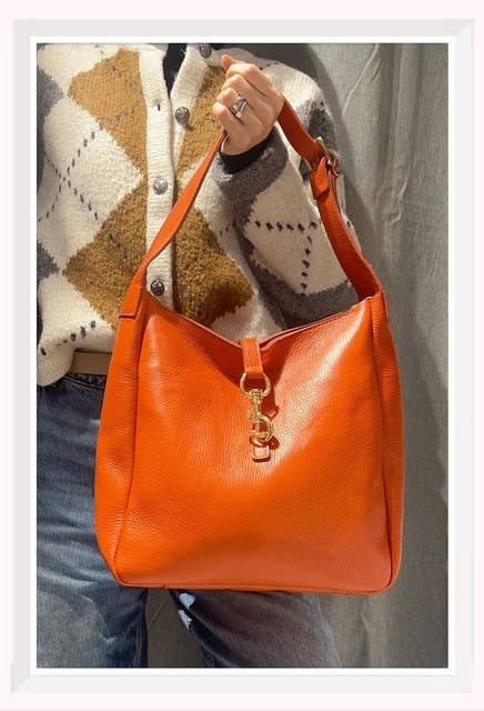 Z et Z - Wholesale Shoulder Bag - Women's - Grained leather shoulder bag4