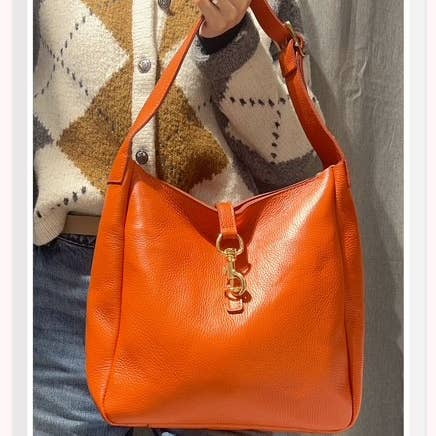 Z et Z - Wholesale Shoulder Bag - Women's - Grained leather shoulder bag4