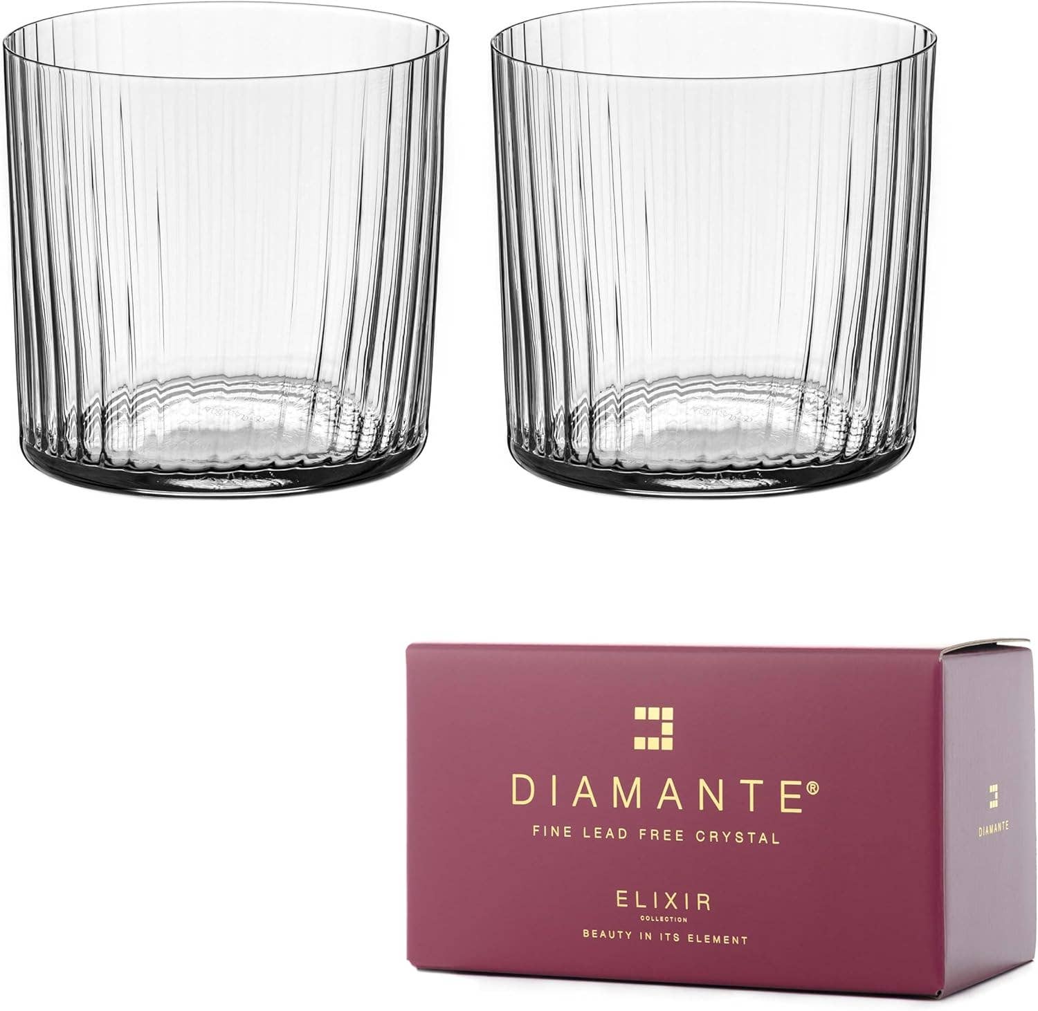 DIAMANTE – wholesale Cocktail-/likörglas – Diamante Mirage Koniska Glas - Set om 20