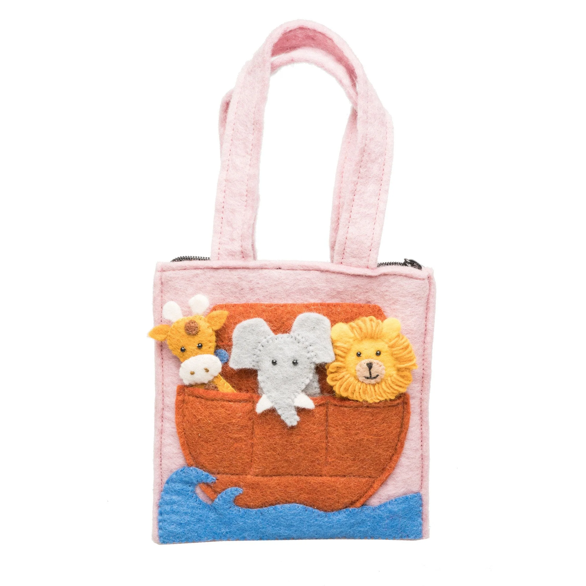 Global Goods Partners - Wholesale Finger Puppet - Kids & Baby - Noah's Ark Felt Puppet Bag5