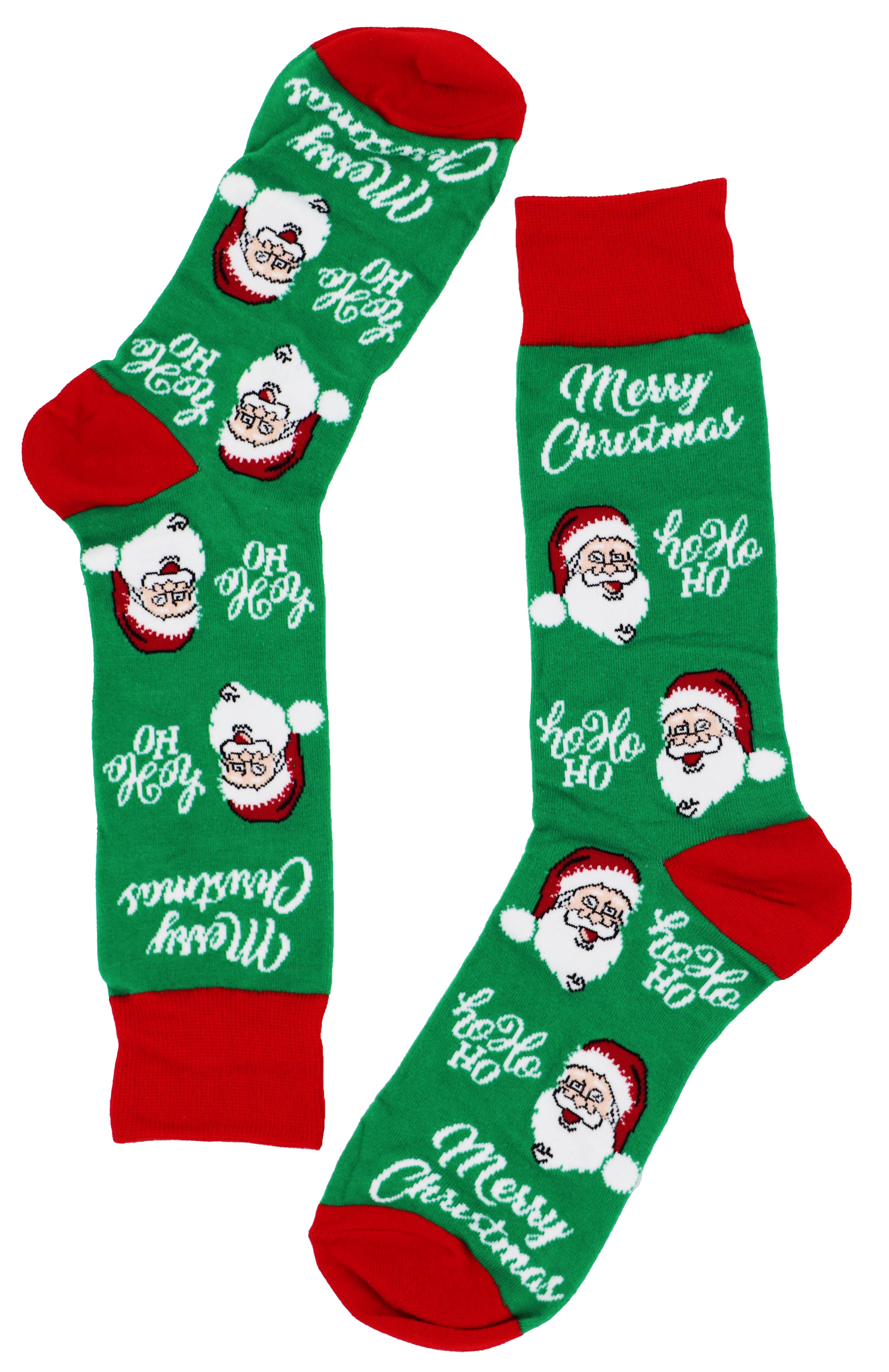 SoXcellent - Vente Chaussettes – unisexe - Chaussettes fantaisie unisexes Merry Christmas Santa Claus Hohoho14