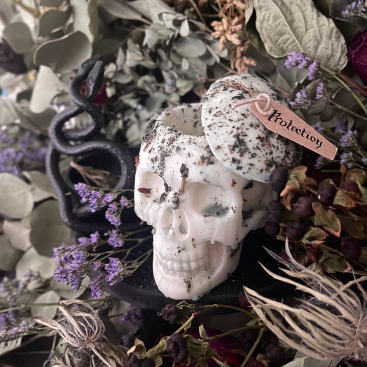 ComaVVitch - Wholesale Votive Candle - Dressed Thought Control Candles | Skull Candles | Witchcraft4