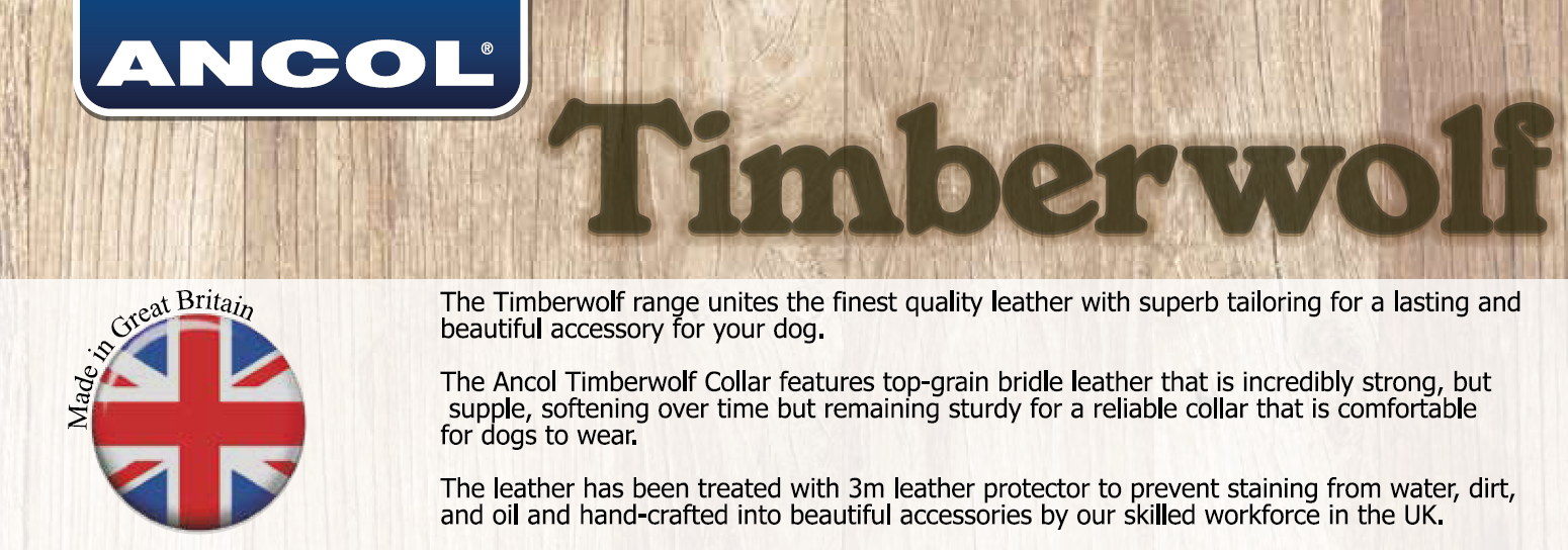 Ancol Pet Products Ltd – wholesale Pet collar – Dog – Timberwolf Leather Collar Blue3