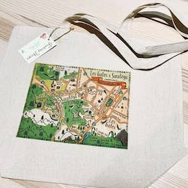 Bolso de lona de algodón Los Gatos-Saratoga CA para venta al por mayor de Gooseberry Designs