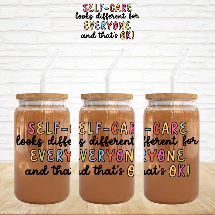 UV DTF Decal - Self Care for wholesale by Small Biz Shipping Co