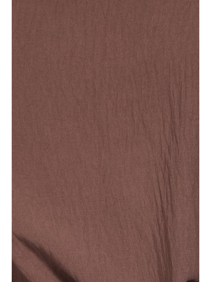 GILLI - Wholesale Blouse - Women's - SOLID WOVEN TEE WITH FRONT KNOT DETAIL33