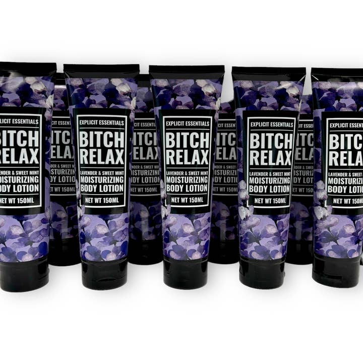 Explicit Essentials - Wholesale Hand & Body Lotion - Bitch Relax Lotion, Lavender Lotion, Hand and Body Lotion