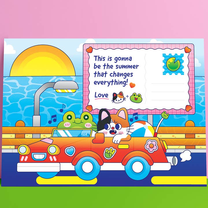 Froggy Roadtrip Art Trip | Frog Lover | Cute | Kawaii for wholesale by Kidnichols