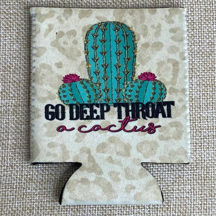 RAD Wholesale - Wholesale Drink Huggers & Koozies - No Fringe Regular Deep Throat a Cactus Koozie