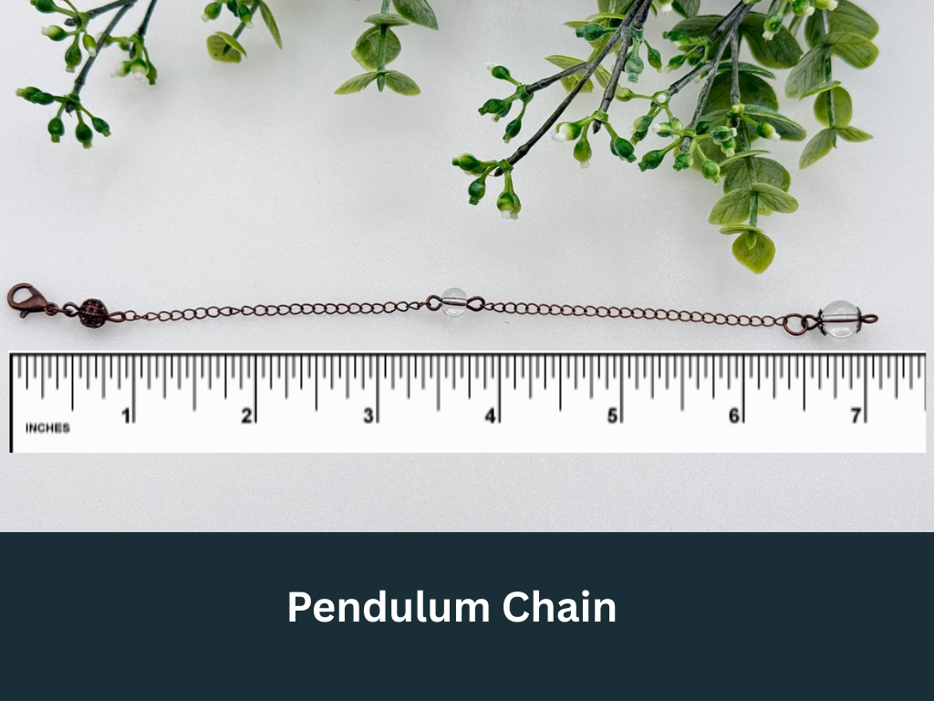 Meraki Gemstones - Vendita all'ingrosso Tavole divinatorie - Pendolo in Resina con Schegge di Pietra Preziosa di Prehnite e Rame4