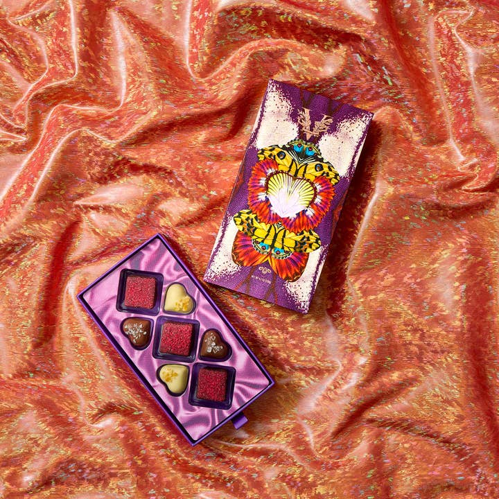 Luna Keepsake Chocolate Box for wholesale by Vosges Haut-Chocolat