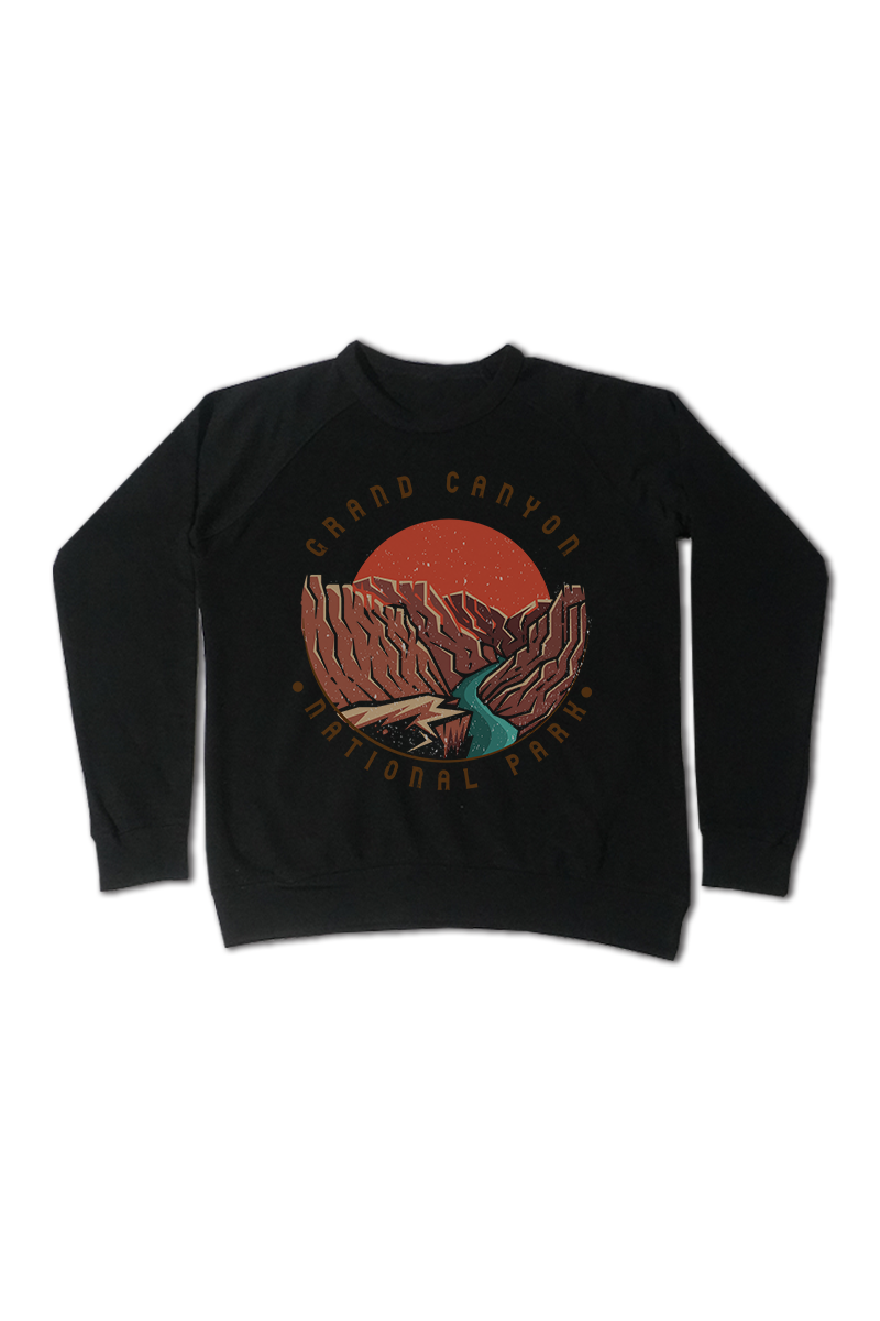 Bella Me – wholesale Sweatshirt med tryck - Dam – Sunset Grand Canyon Crewneck0