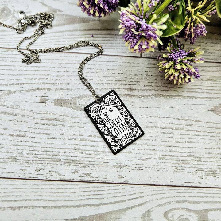 ShesSoCrafty Goods - Wholesale Pendant/Charm Necklace - Great Gatsby Art Deco Stainless Steel Pendant1