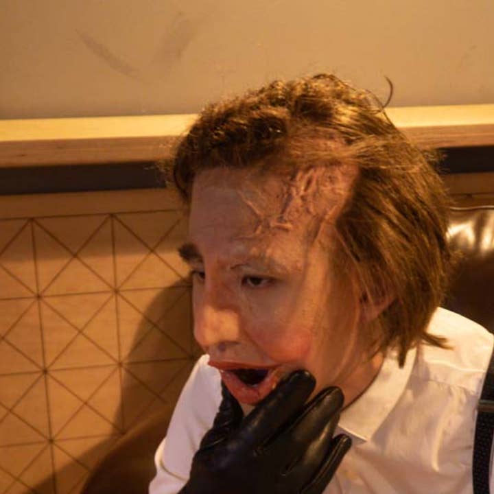 DESIRED FX – Disfarce - Unissexo por atacado – Prótese de silicone para cicatriz de queimadura antiga FALSA - DIA2