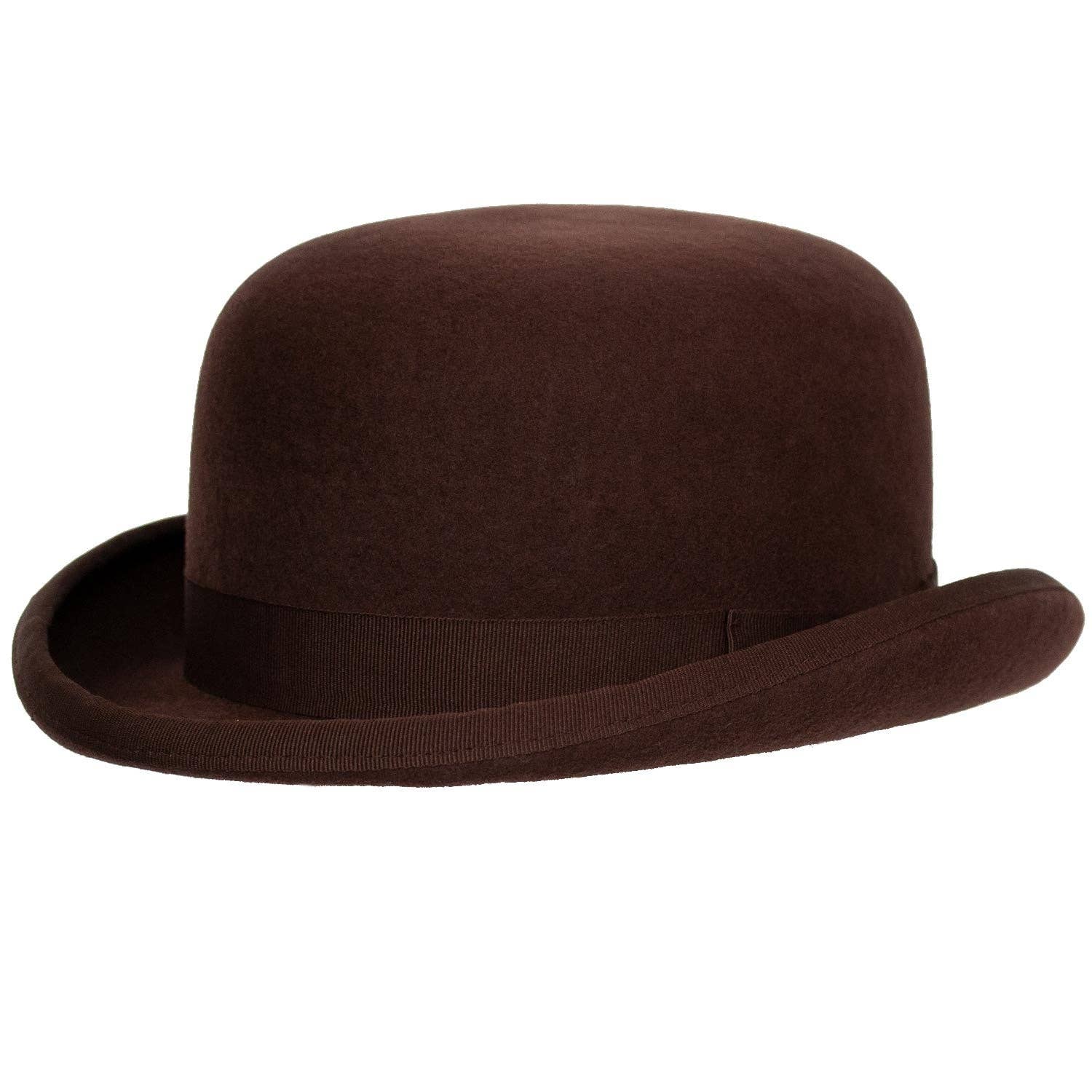 Levine Hat Company - Vente Chapeau melon – homme - Chapeau Derby en laine Fleming par 9th Street Hats1