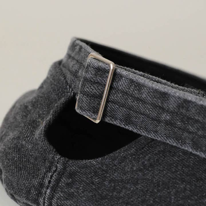 Dipped Shop - Wholesale Newsboy/Schoolboy Hat - Women's - Trendy Denim Solid Color Beret Hat DP25E9763