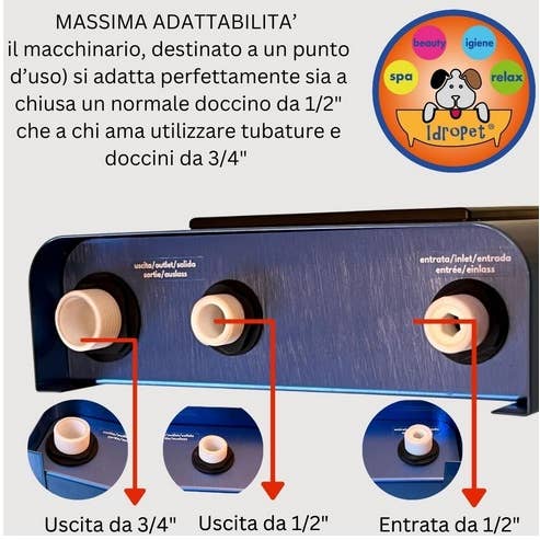 Idropet - Wholesale Pet Grooming Aid - Dog - ozonized water producer IDD IdroPet Evolution Prime2