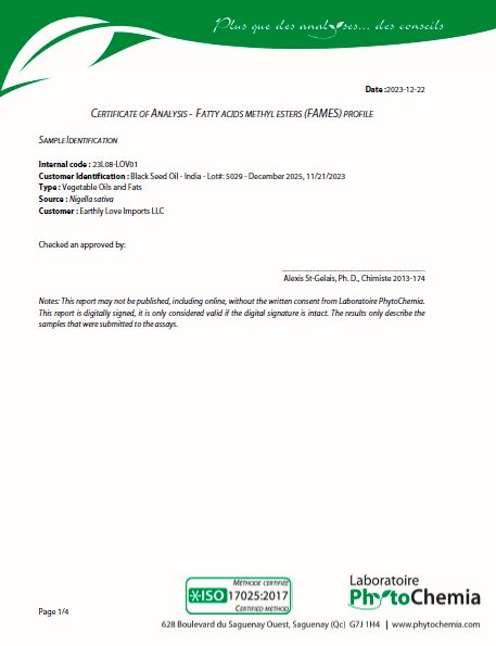 Earthly Love Imports - Wholesale Oral Supplement/Vitamin - Black Seed Oil6