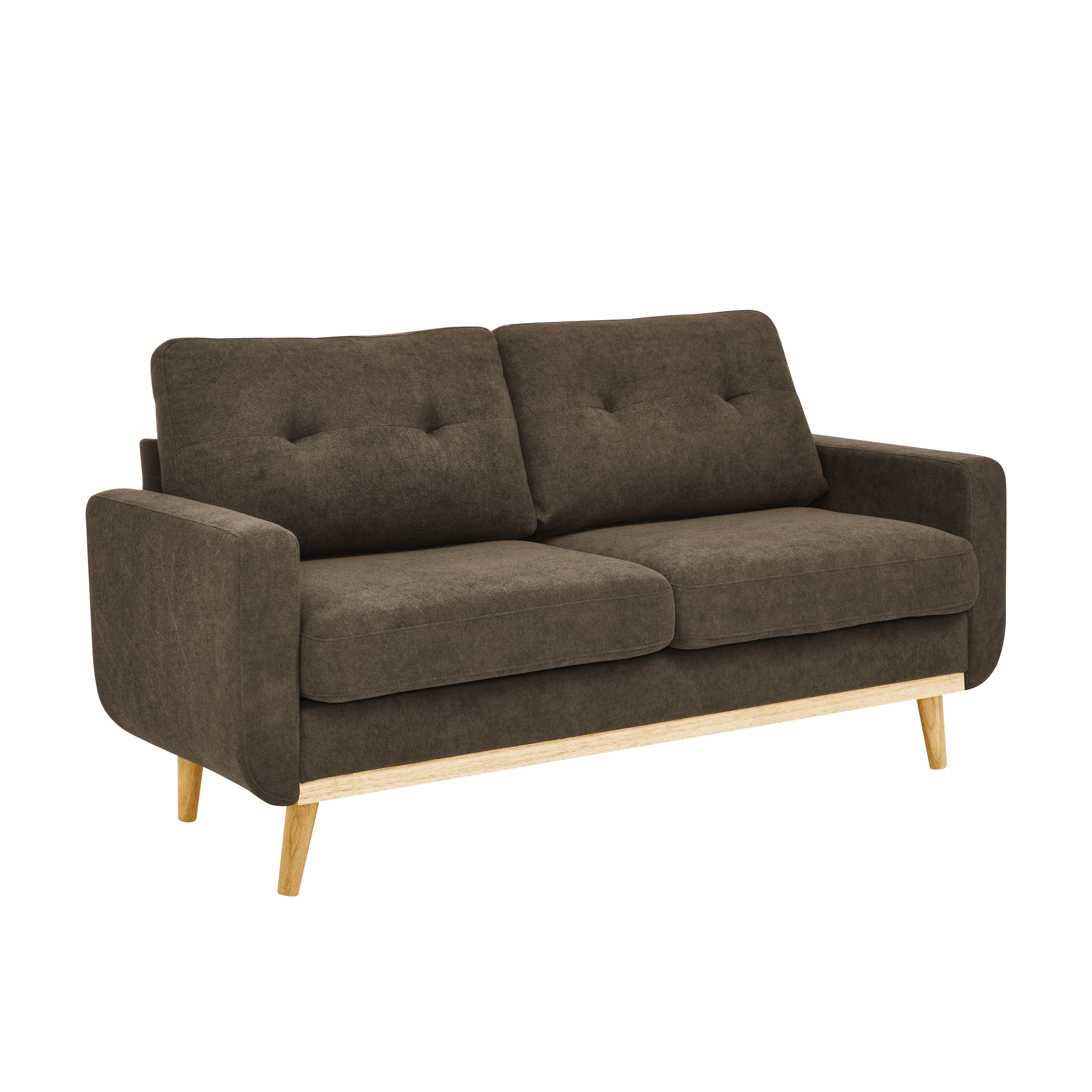 39F Inc. - Wholesale Sofa - Mid-Century 67.7in Tufted Loveseat Sofa with Wood Legs16