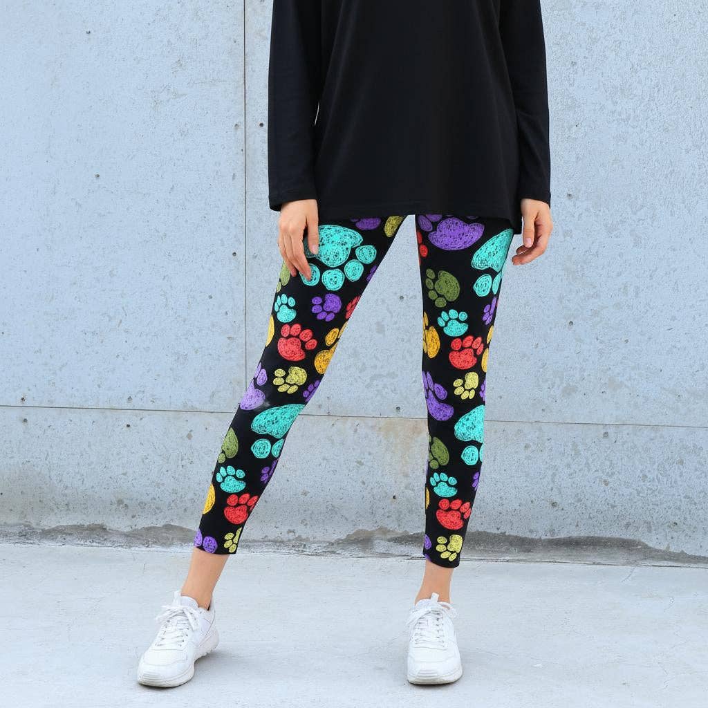 Natopia - Wholesale Athletic/Lounge Leggings - Women's - Draw A Paw Ultimate Leggings2