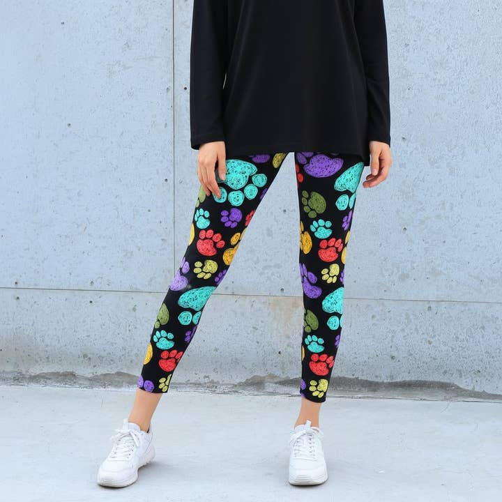 Natopia - Wholesale Athletic/Lounge Leggings - Women's - Draw A Paw Ultimate Leggings2