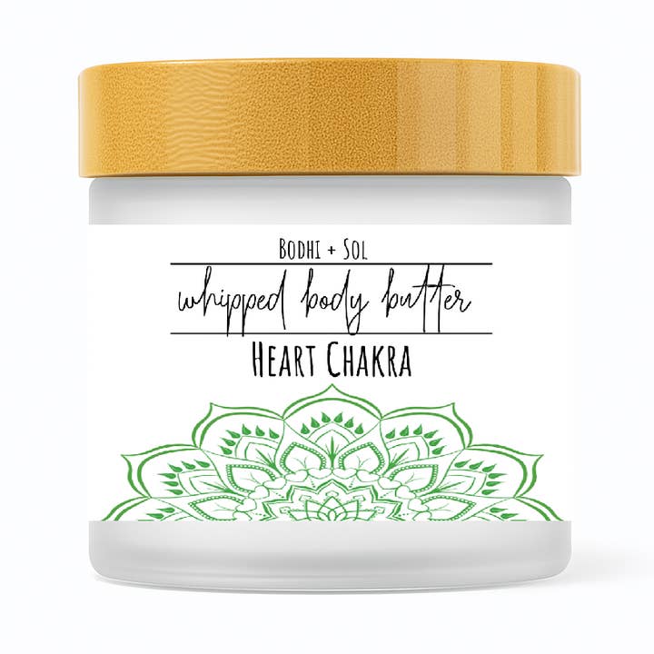 Heart Chakra Whipped Body Butter for wholesale by Bodhi + Sol